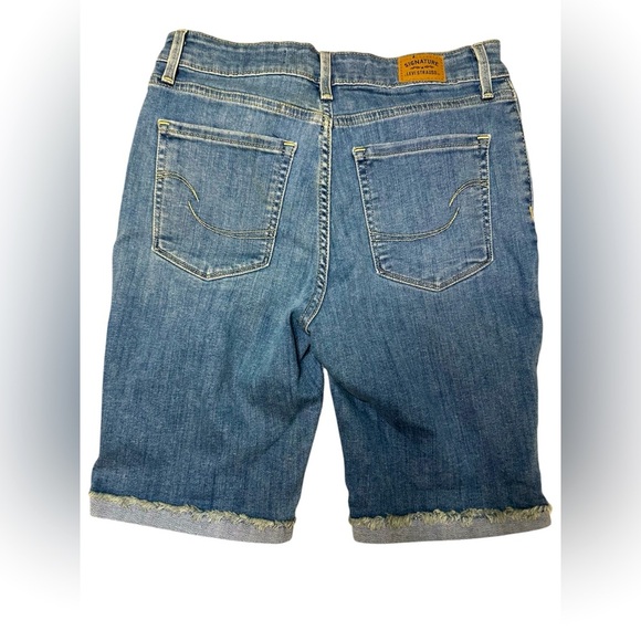 Levi Strauss Signature Mid Rise Bermuda Shorts‎ Size 27W - Picture 2 of 7